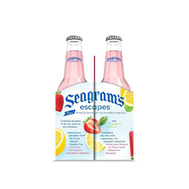 slide 3 of 9, Seagram's Escapes Jamaican Me Happy - 4pk/11.2 fl oz Bottles, 4 ct, 11.2 fl oz