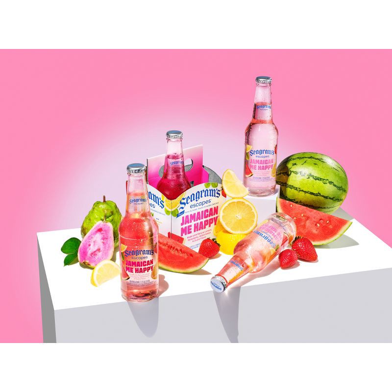 slide 5 of 9, Seagram's Escapes Jamaican Me Happy - 4pk/11.2 fl oz Bottles, 4 ct, 11.2 fl oz