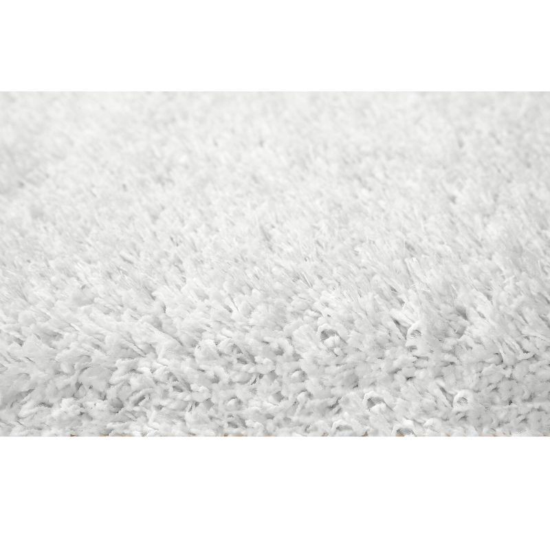 slide 4 of 4, 5'1"x6'11" Solid Eyelash Woven Shag Rug Cream - Threshold™, 1 ct