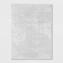 5&#x27;1&quot;x6&#x27;11&quot; Solid Eyelash Woven Shag Rug Cream - Threshold™