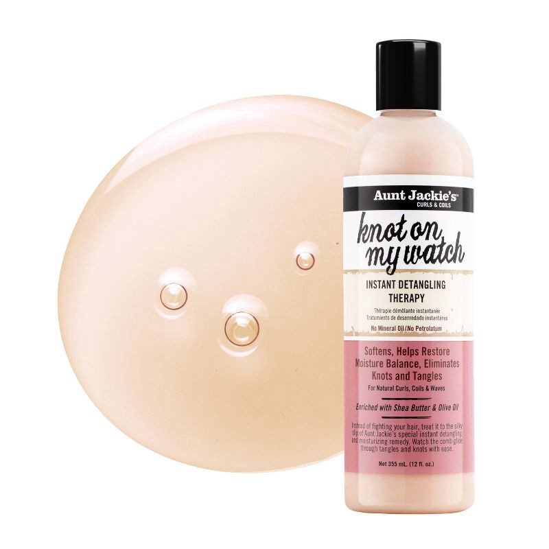 slide 4 of 8, Aunt Jackie's Knot on My Watch Instant Detangling Therapy - 12 fl oz, 12 fl oz
