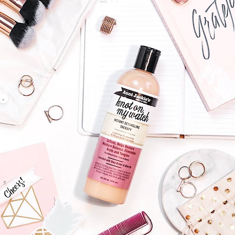 slide 7 of 8, Aunt Jackie's Knot on My Watch Instant Detangling Therapy - 12 fl oz, 12 fl oz