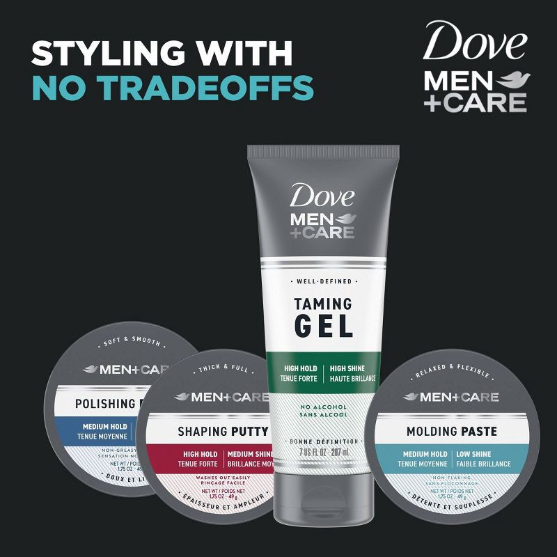slide 5 of 8, Dove Men+Care Medium Hold Hair Styling Paste - 1.75oz, 1.75 oz