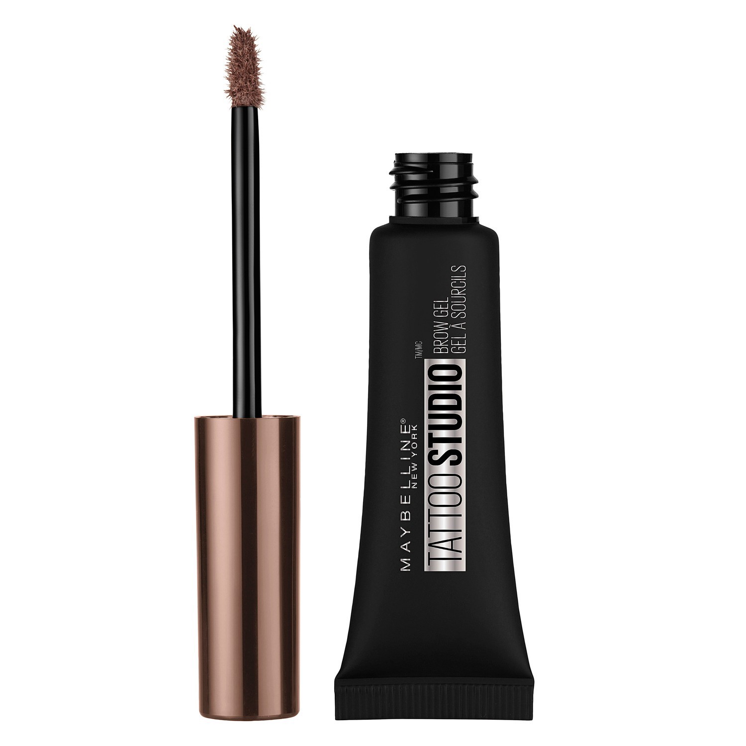 slide 5 of 7, Maybelline TattooStudio Waterproof Eyebrow Gel Soft Brown- 0.23 fl oz, 0.23 fl oz