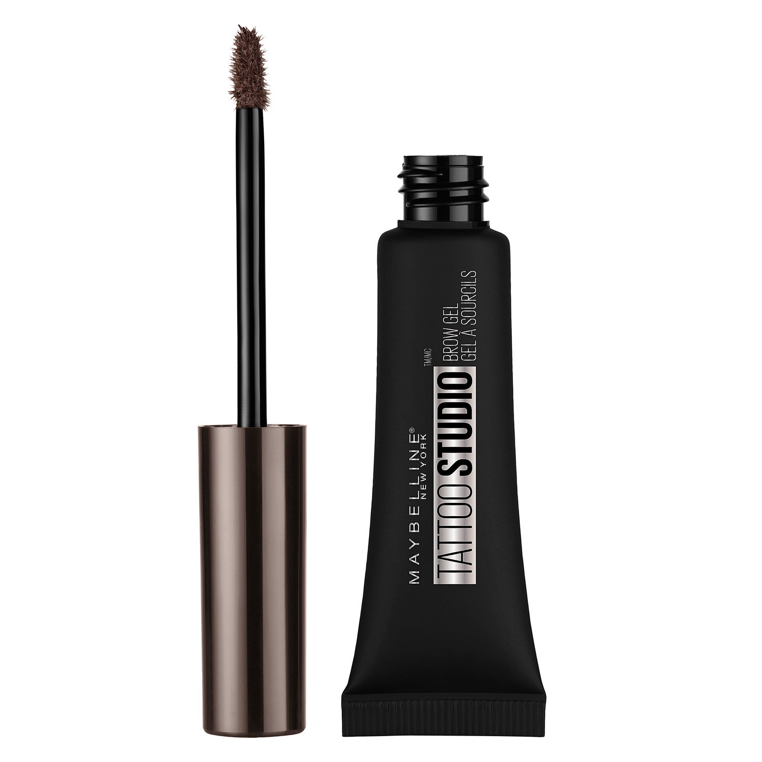 slide 2 of 7, Maybelline TattooStudio Waterproof Eyebrow Gel Deep Brown- 0.23 fl oz, 0.23 fl oz