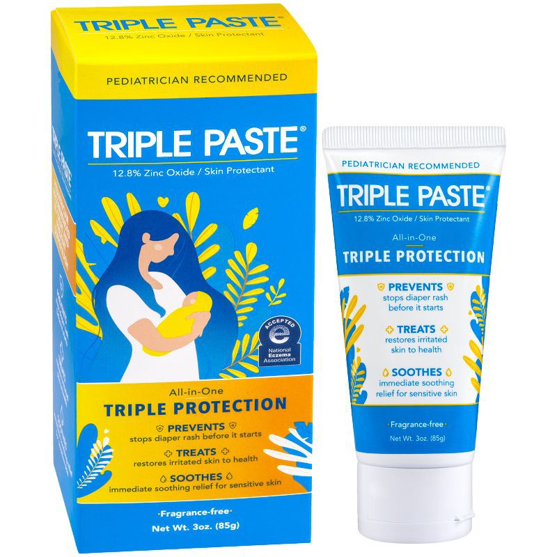 slide 1 of 9, Triple Paste Diaper Rash Ointment - 3oz, 3 oz