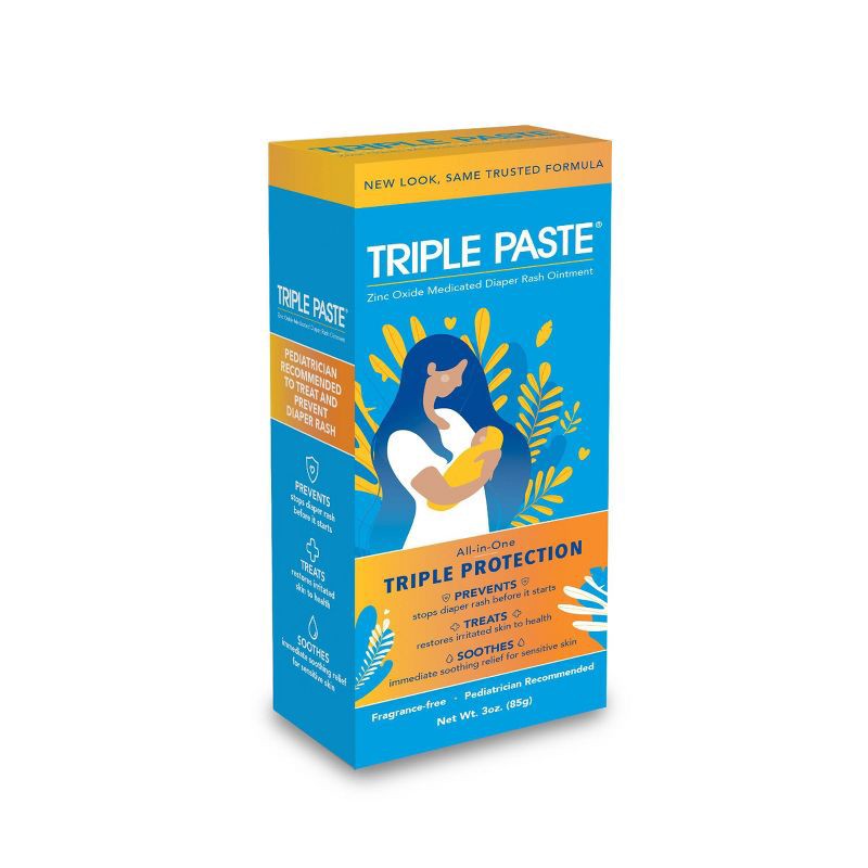 slide 7 of 9, Triple Paste Diaper Rash Ointment - 3oz, 3 oz