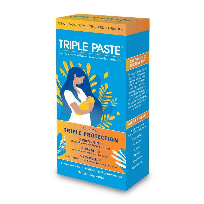 slide 8 of 9, Triple Paste Diaper Rash Ointment - 3oz, 3 oz