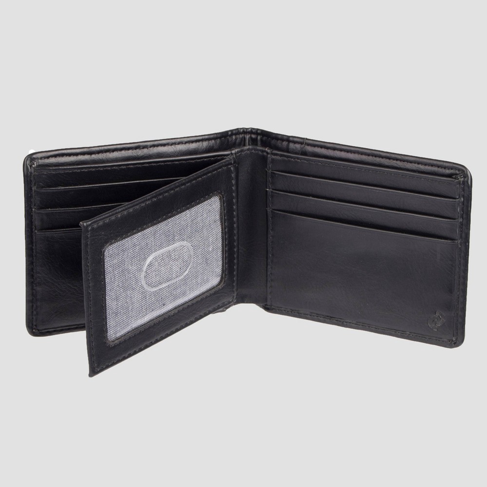 slide 4 of 4, DENIZEN from Levi's Pieced Edge X-Cap Slimfold Wallet - Black, 1 ct