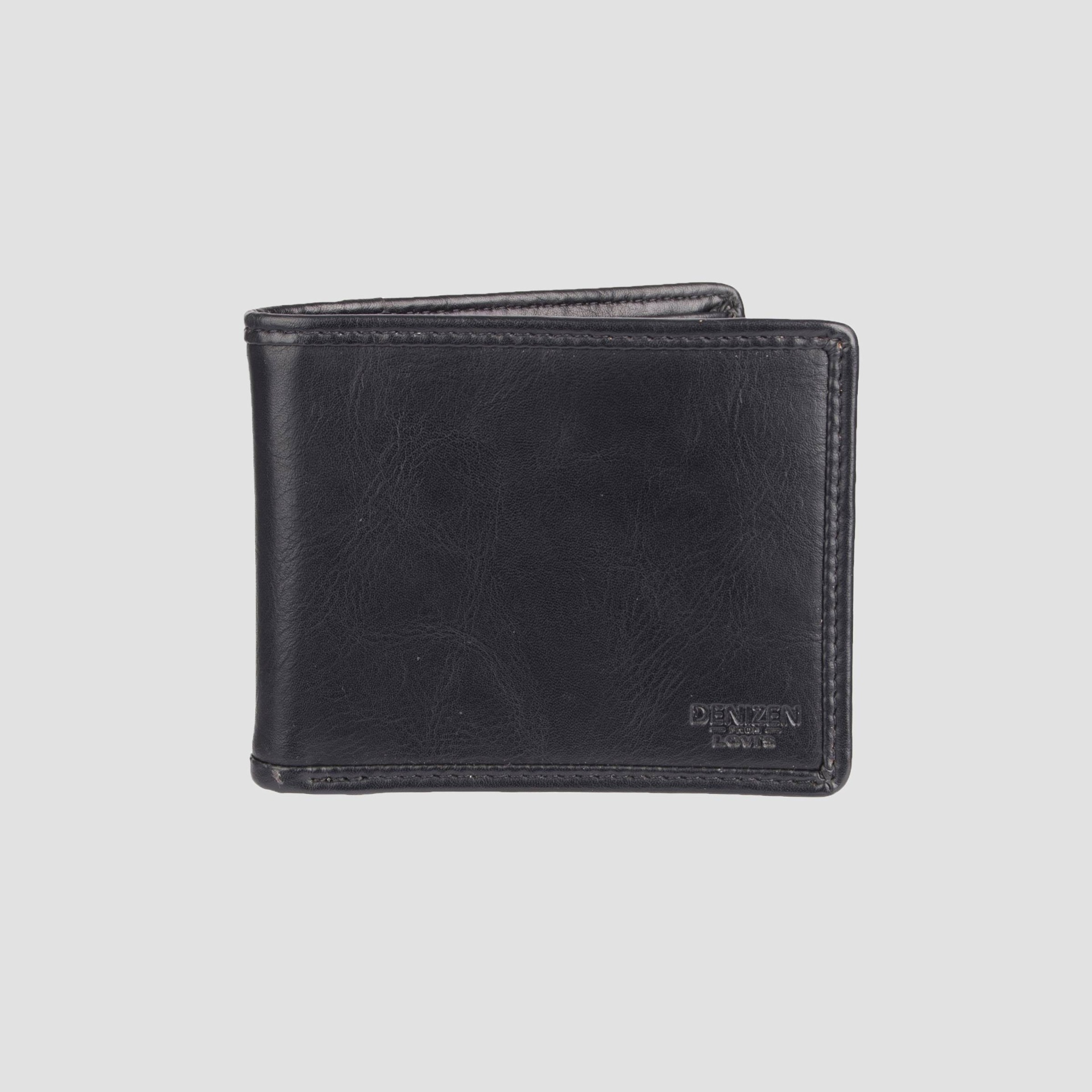 slide 1 of 4, DENIZEN from Levi's Pieced Edge X-Cap Slimfold Wallet - Black, 1 ct