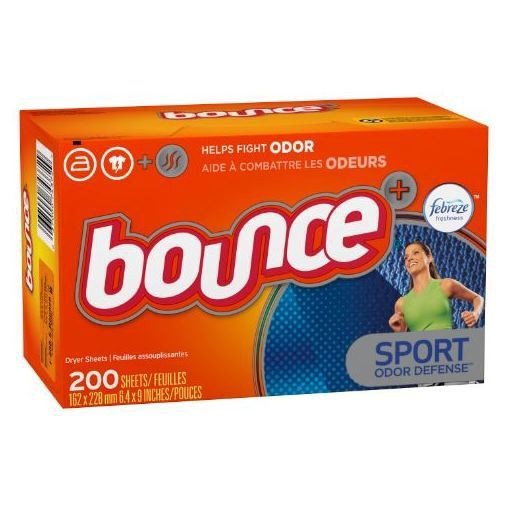 slide 1 of 2, Bounce Sport Fabric Softener Dryer Sheets, 200 ct