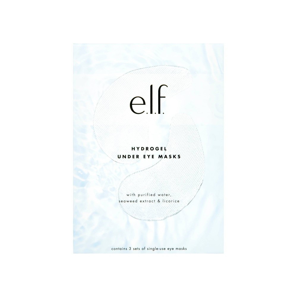 slide 2 of 3, e.l.f. Hydrogel Under Eye Masks - Set of 3, 1 ct