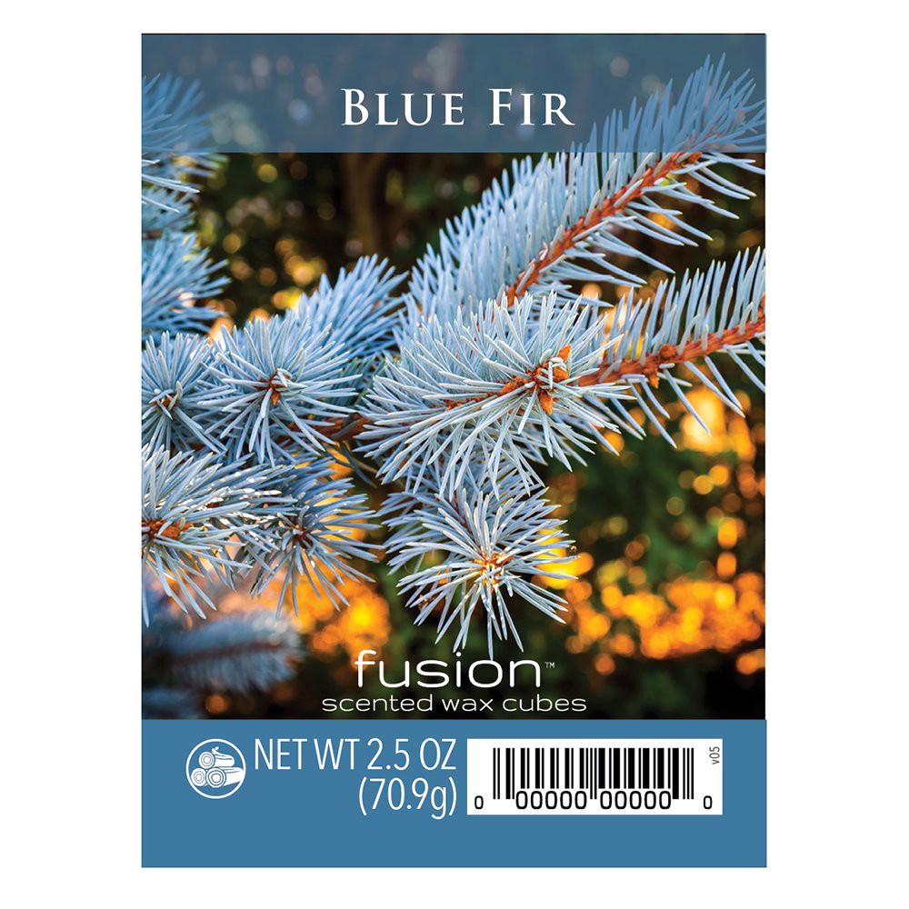 slide 1 of 1, Fusion Blue Fir Scented Wax Melt Cubes, 1 ct