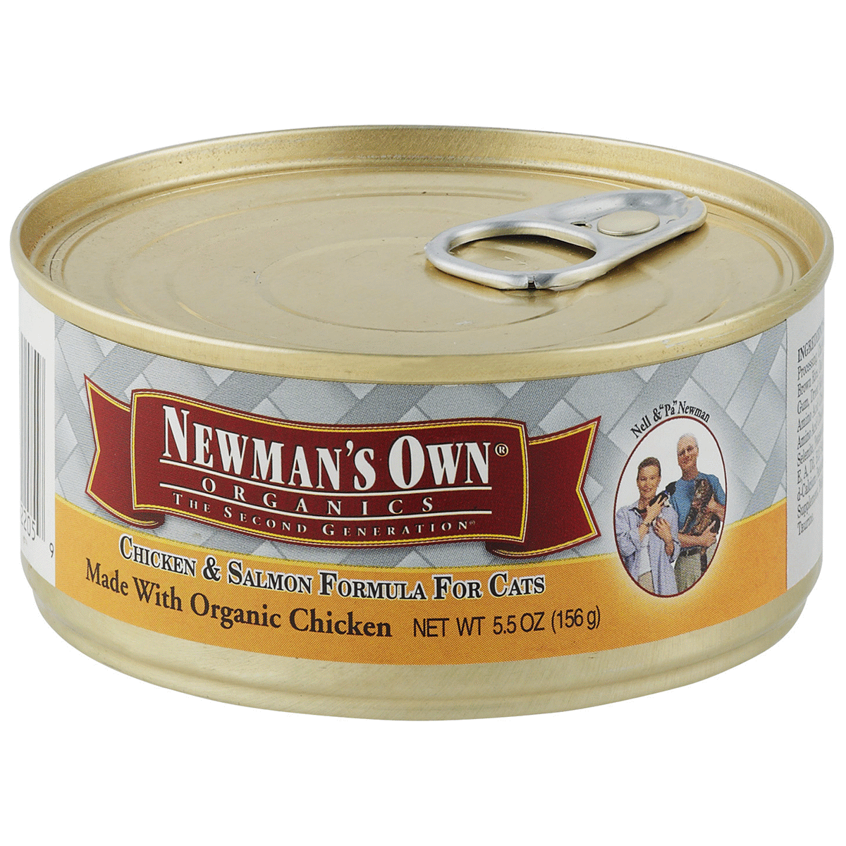 slide 1 of 1, Newman's Own Organics Cat Food Chicken & Salmon Formula, 5.5 oz