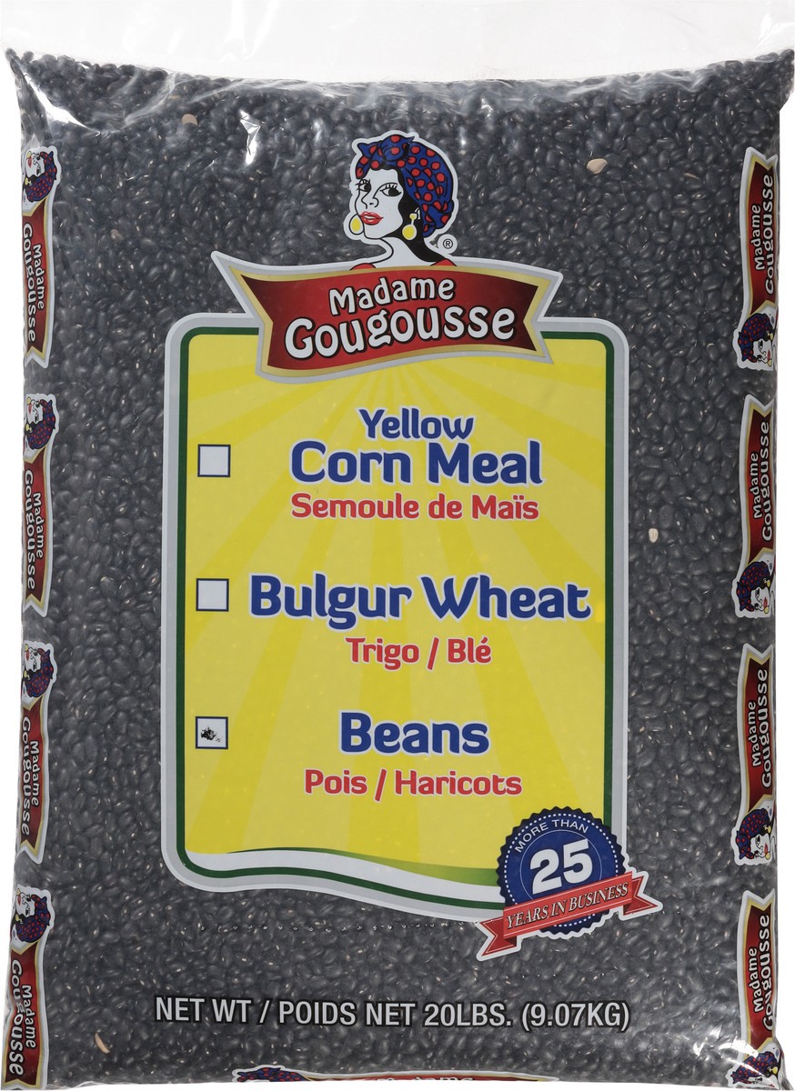 slide 3 of 13, Madame Gougousse Black Beans 20 lb, 20 lb