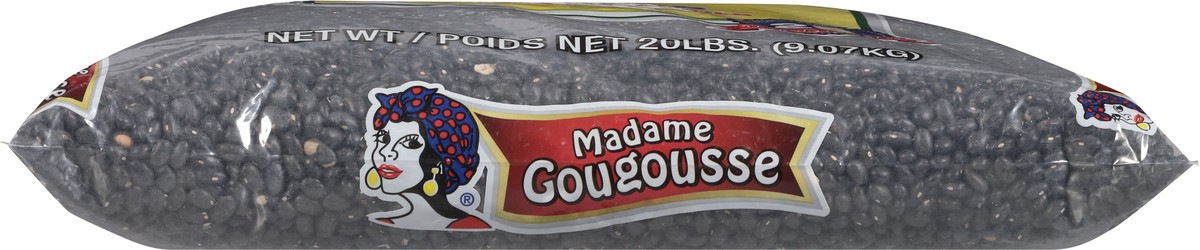 slide 12 of 13, Madame Gougousse Black Beans 20 lb, 20 lb
