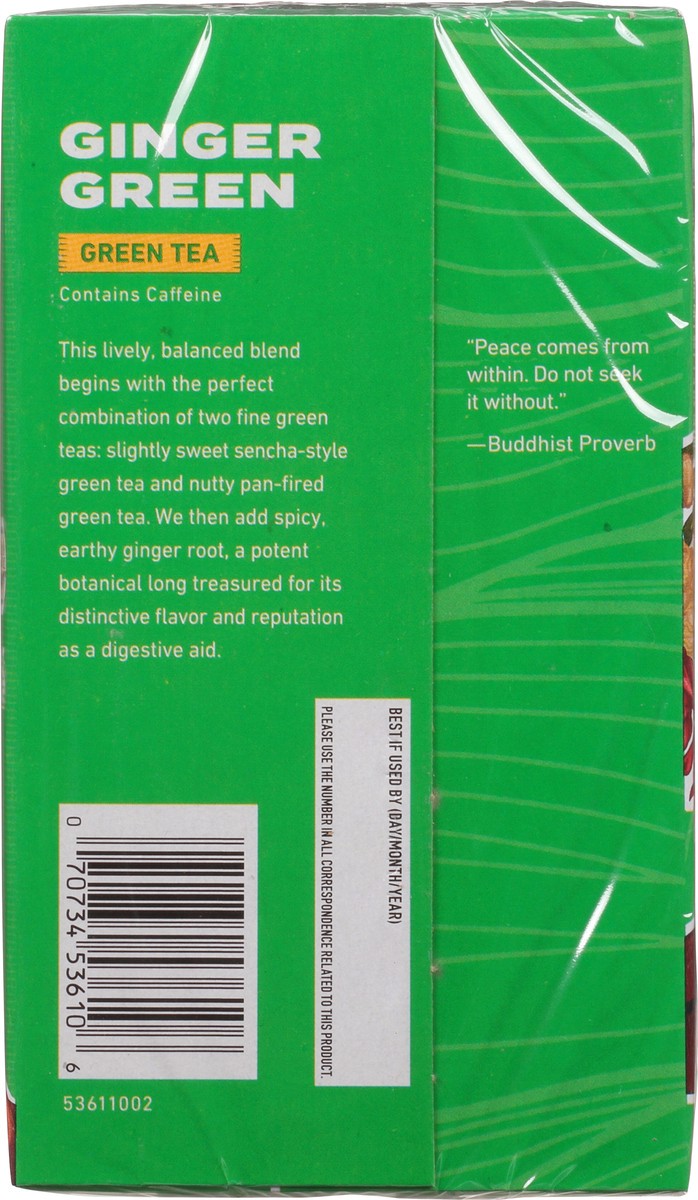 slide 8 of 10, Celestial Seasonings Ginger Green Tea Bags 20 ct Box, 1.4 oz