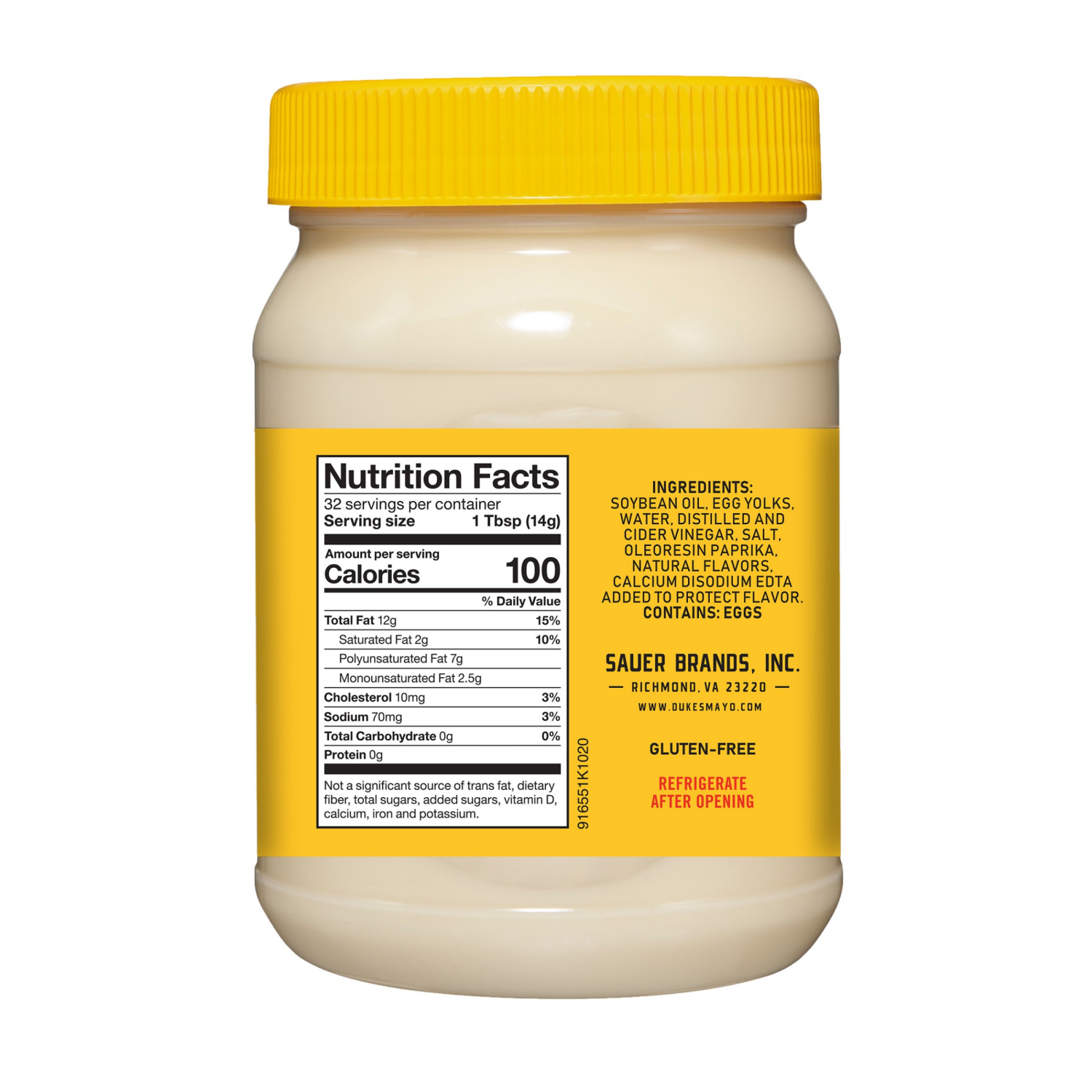 slide 2 of 2, Duke's Real Smooth & Creamy Mayonnaise - 16 fl oz, 16 fl oz