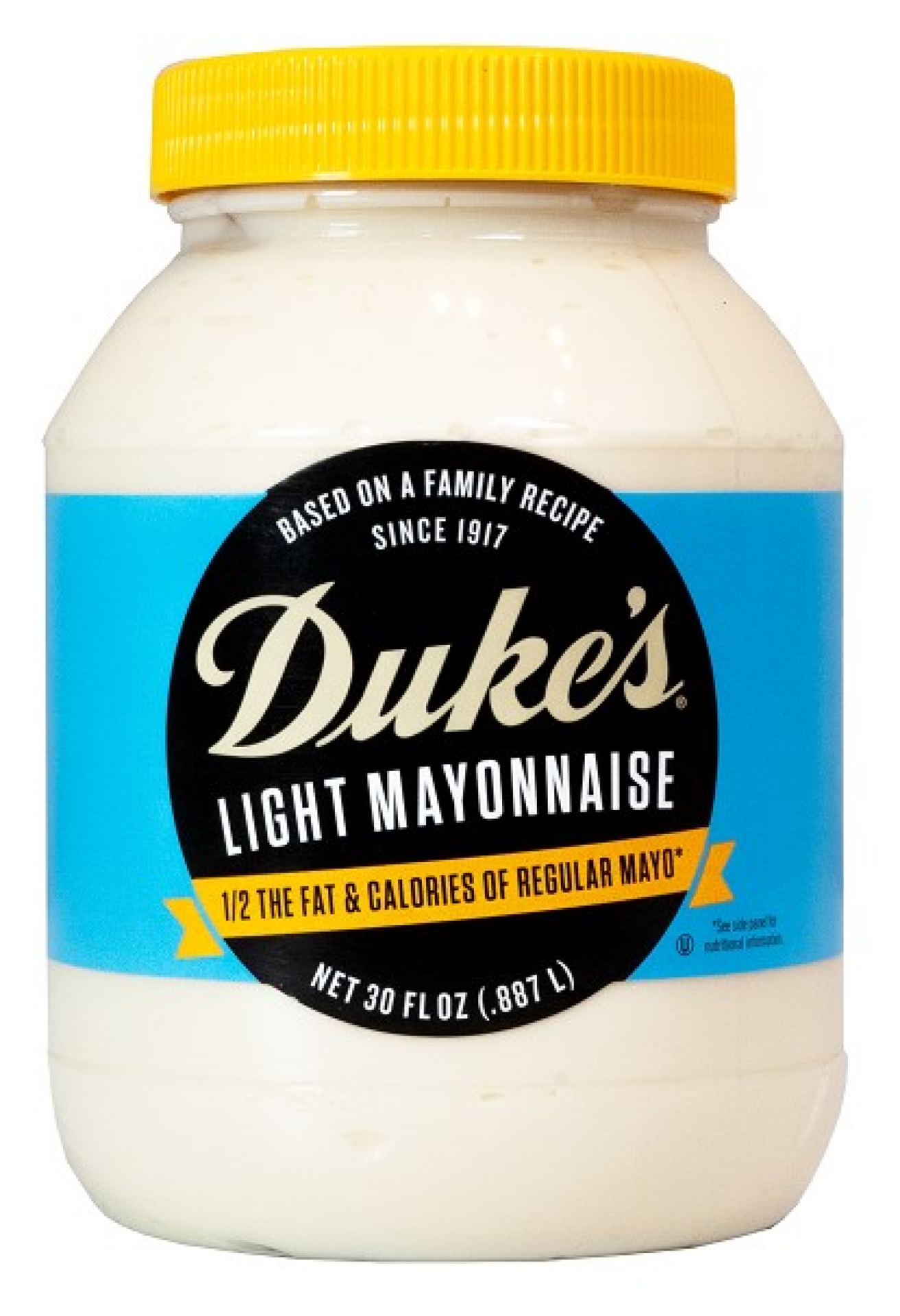 slide 1 of 2, Duke's Light Mayonnaise 30 fl oz, 30 fl oz