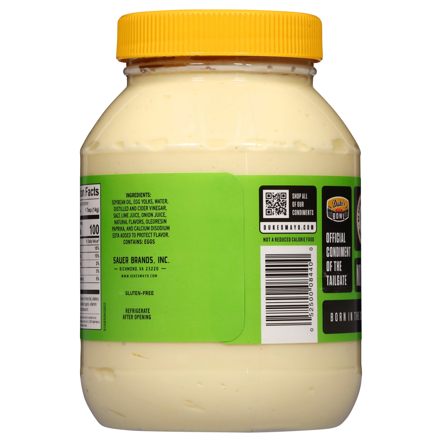 slide 2 of 5, Duke's Hint of Lime Mayonnaise 30 fl oz, 30 fl oz