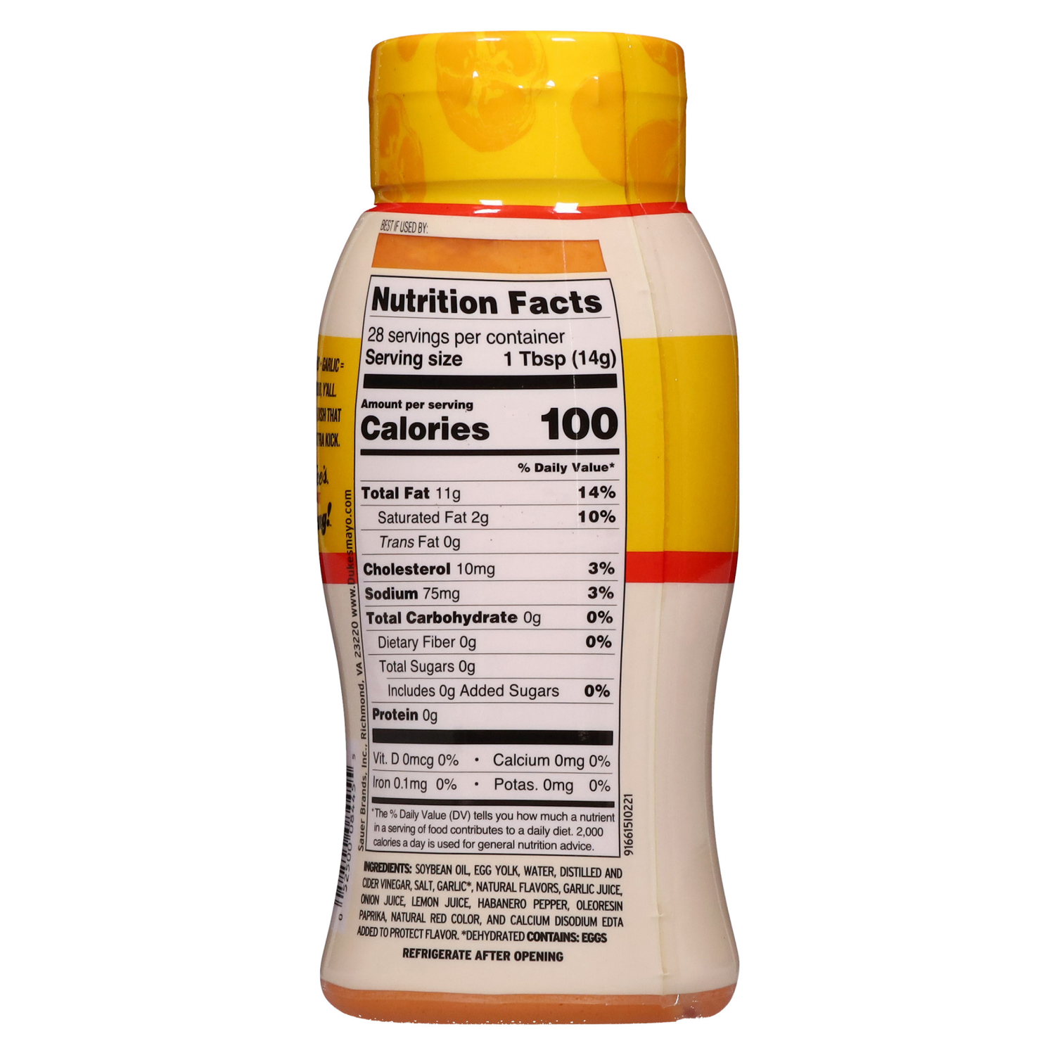 slide 2 of 3, Duke's Spicy Habanero Mayo 14 fl oz, 14 fl oz