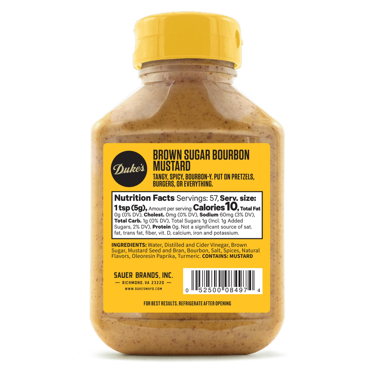slide 2 of 2, Duke's® brown sugar bourbon mustard, 9.5 fl oz
