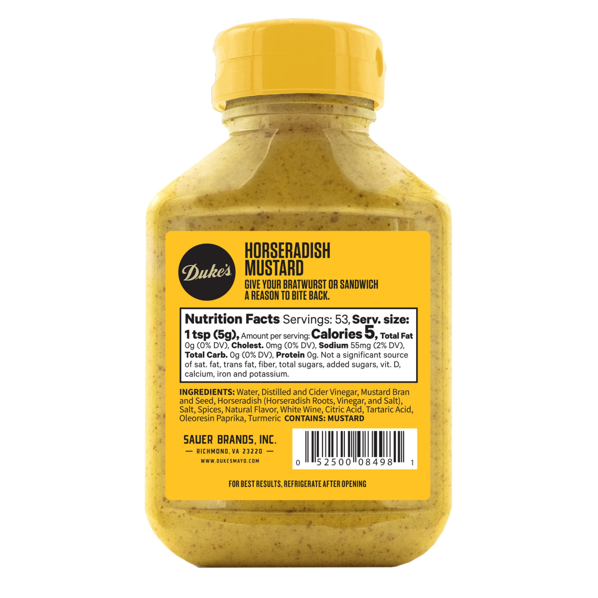 slide 2 of 2, Duke's Horseradish Mustard 9.5 oz, 9.5 oz