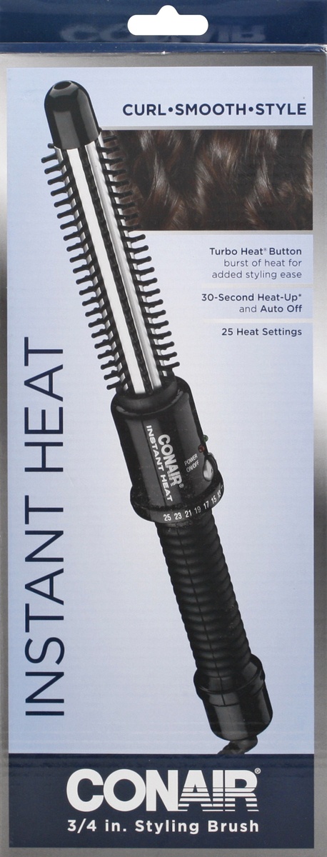 slide 9 of 9, Conair Instant Heat 3/4 Inches Styling Brush 1 ea, 1 ct