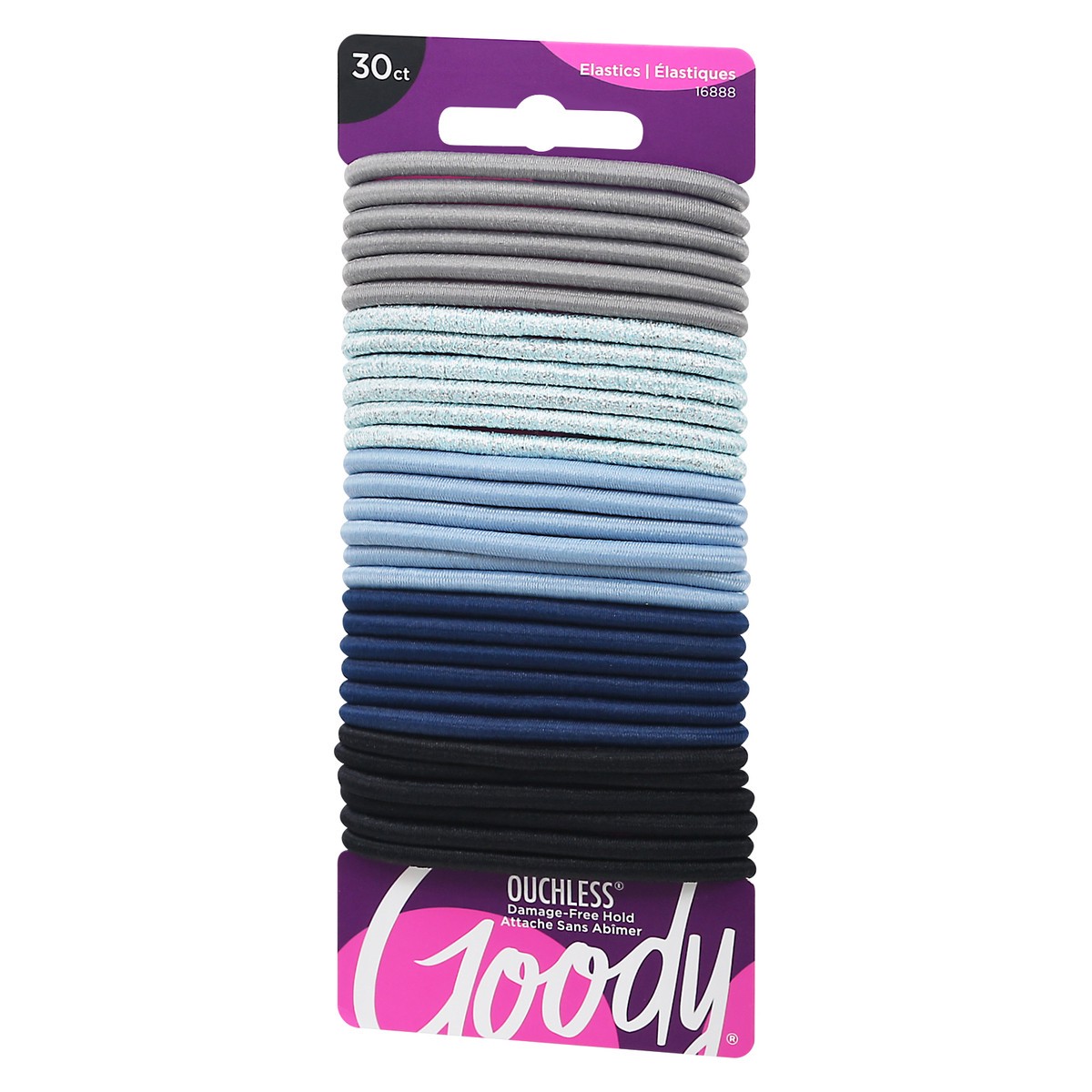 slide 3 of 9, Goody Ouchless Elastics 30 ea, 30 ct