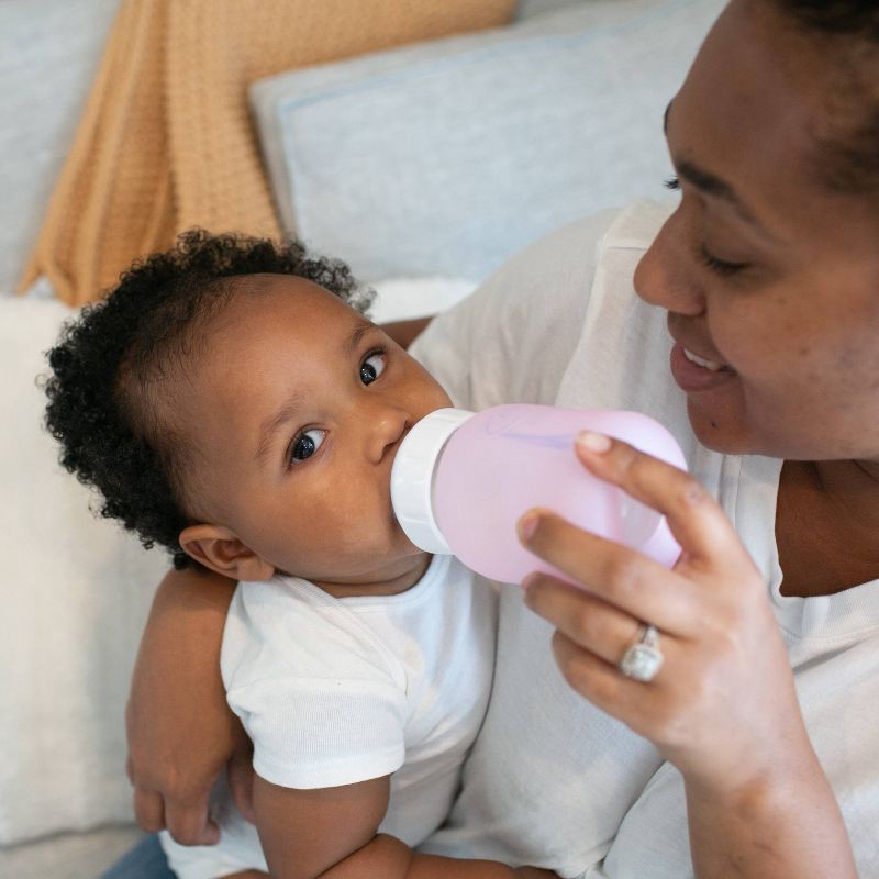 slide 14 of 17, Dr. Brown's Anti-Colic Options+ Wide-Neck Glass Baby Bottle with Level 1 Slow Flow Nipple - Clear - 5oz/2pk, 5 oz