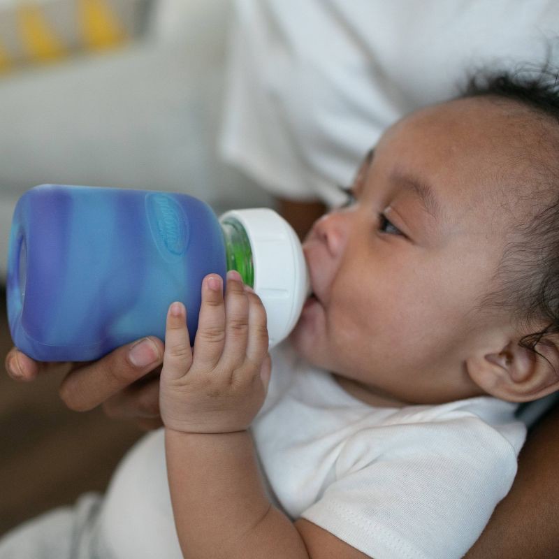 slide 16 of 17, Dr. Brown's Anti-Colic Options+ Wide-Neck Glass Baby Bottle with Level 1 Slow Flow Nipple - Clear - 5oz/2pk, 5 oz