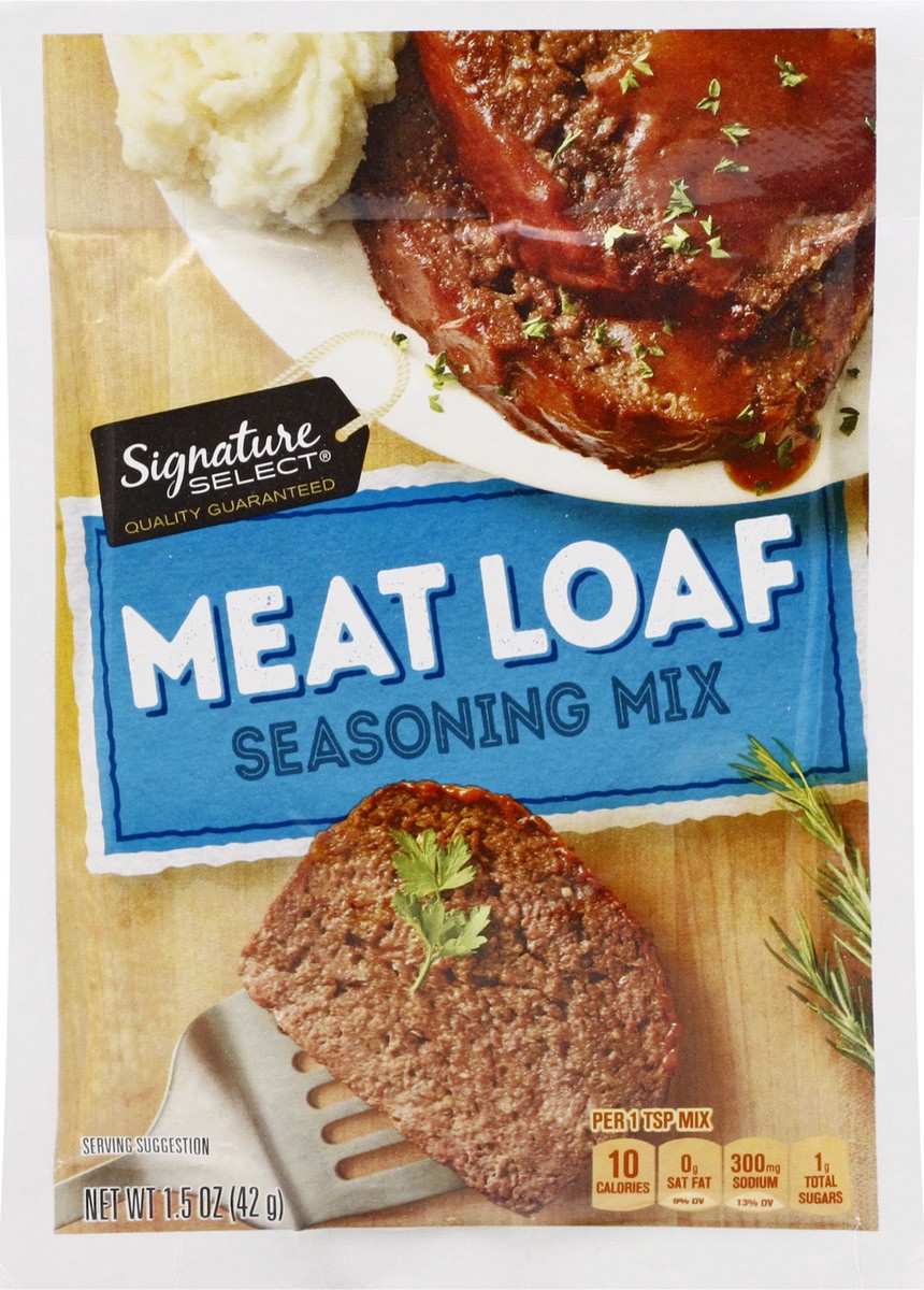 slide 6 of 9, Signature Select Meat Loaf Seasoning Mix 1.5 oz, 