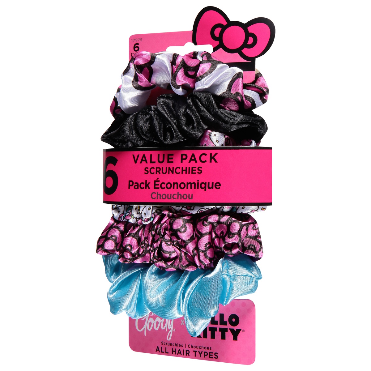 slide 4 of 9, Goody Hello Kitty 6pc Scrunchi - 6CT, 6 ct