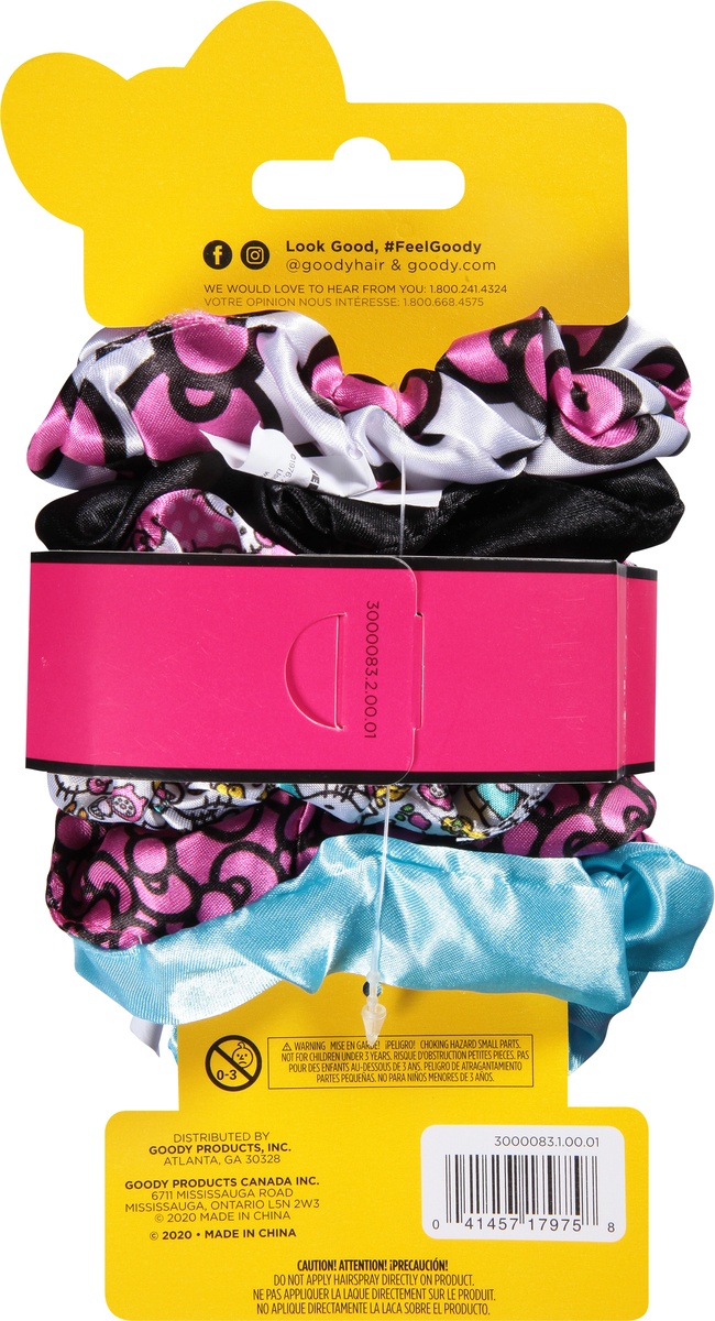 slide 5 of 9, Goody Hello Kitty 6pc Scrunchi - 6CT, 6 ct