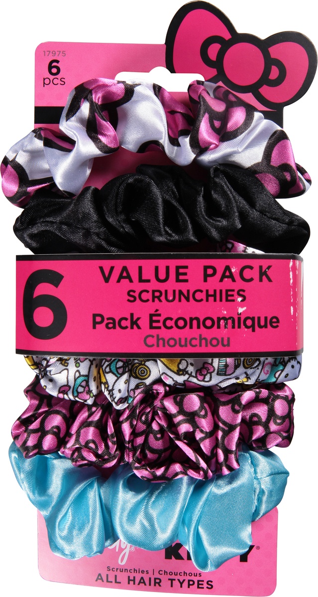 slide 7 of 9, Goody Hello Kitty 6pc Scrunchi - 6CT, 6 ct