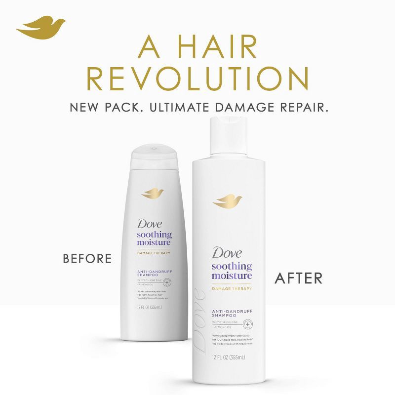 slide 4 of 15, Dove Beauty Dermacare Scalp Soothing Anti-Dandruff Shampoo - 12 fl oz, 12 fl oz