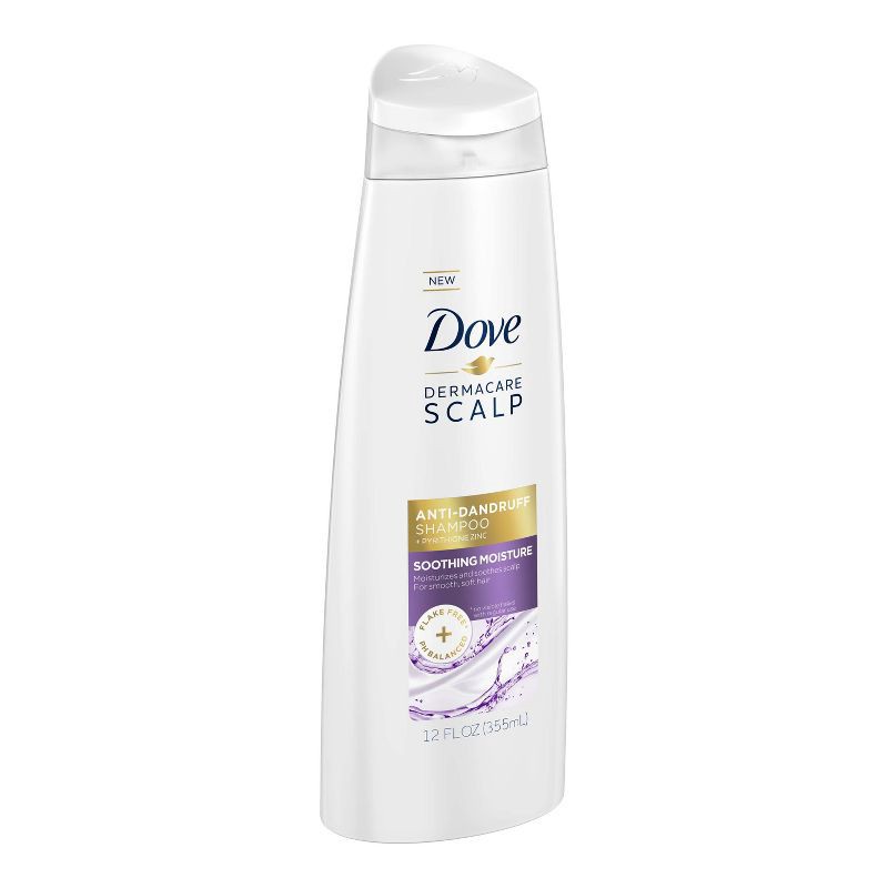 slide 4 of 7, Dove Beauty Dermacare Scalp Soothing Anti-Dandruff Shampoo - 12 fl oz, 12 fl oz