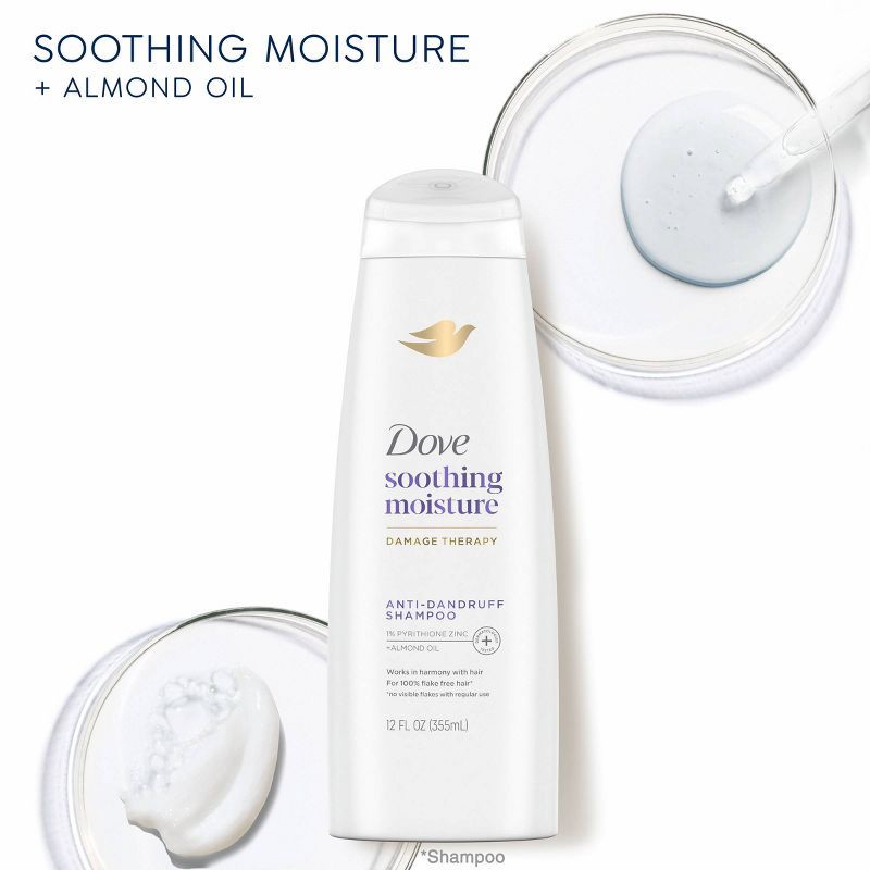 slide 5 of 8, Dove Beauty Dermacare Scalp Soothing Anti-Dandruff Shampoo - 12 fl oz, 12 fl oz