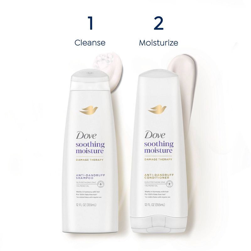 slide 7 of 8, Dove Beauty Dermacare Scalp Soothing Anti-Dandruff Shampoo - 12 fl oz, 12 fl oz