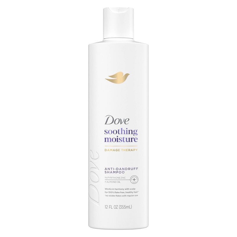 slide 1 of 15, Dove Beauty Dermacare Scalp Soothing Anti-Dandruff Shampoo - 12 fl oz, 12 fl oz