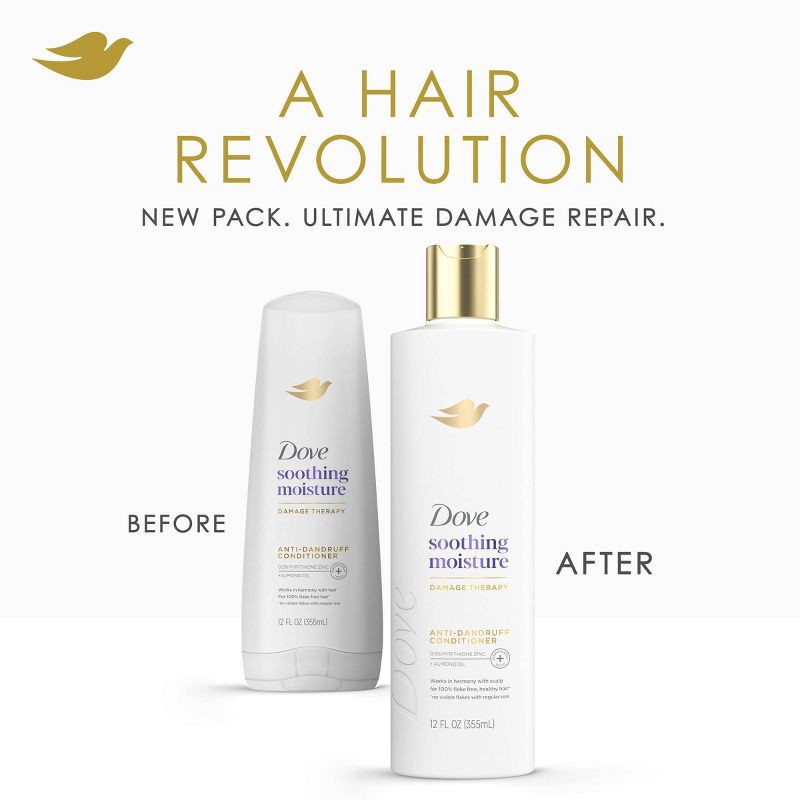 slide 3 of 15, Dove Beauty Dermacare Scalp Soothing Anti-Dandruff Conditioner - 12 fl oz, 12 fl oz