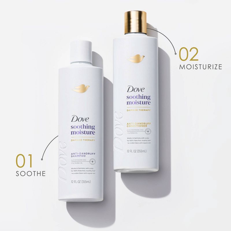 slide 7 of 15, Dove Beauty Dermacare Scalp Soothing Anti-Dandruff Conditioner - 12 fl oz, 12 fl oz