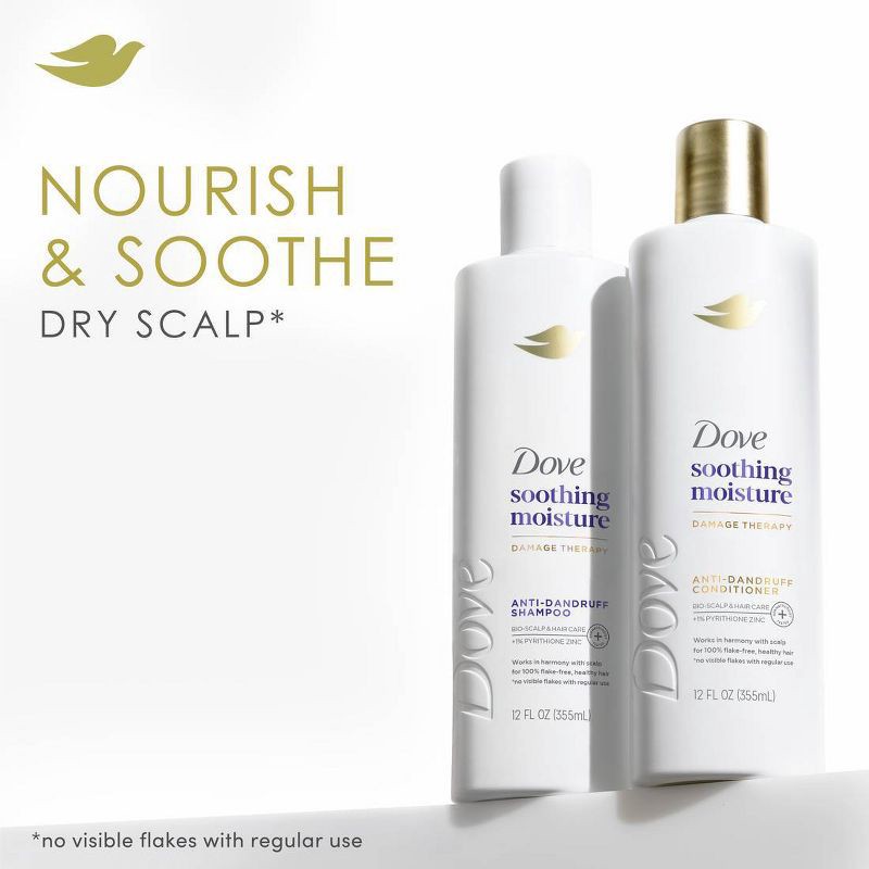 slide 8 of 10, Dove Beauty Dermacare Scalp Soothing Anti-Dandruff Conditioner - 12 fl oz, 12 fl oz