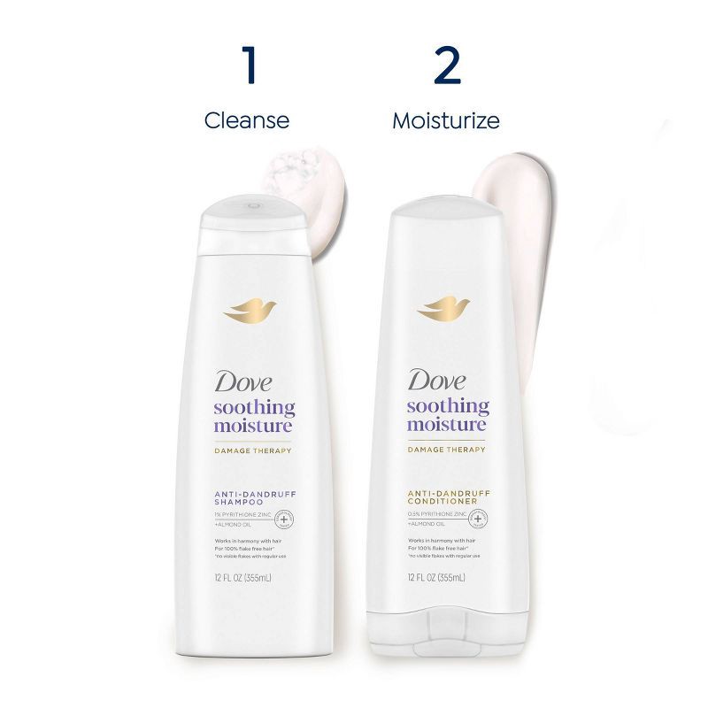 slide 8 of 8, Dove Beauty Dermacare Scalp Soothing Anti-Dandruff Conditioner - 12 fl oz, 12 fl oz