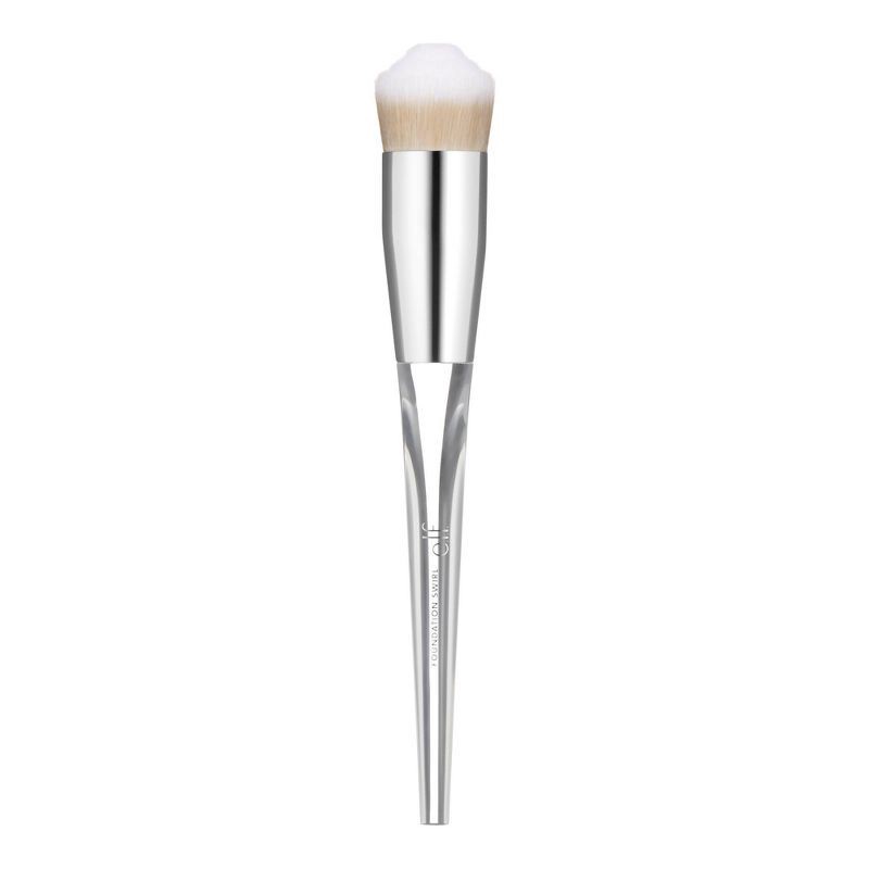 slide 1 of 4, e.l.f. Percision Foundation Swirl Brush, 1 ct