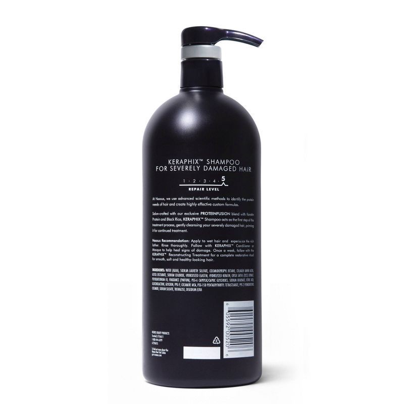 slide 2 of 9, Nexxus Keraphix Shampoo for Damaged Hair with Keratin Protein and Black Rice - Silicone-Free - 33.8 fl oz, 33.8 fl oz