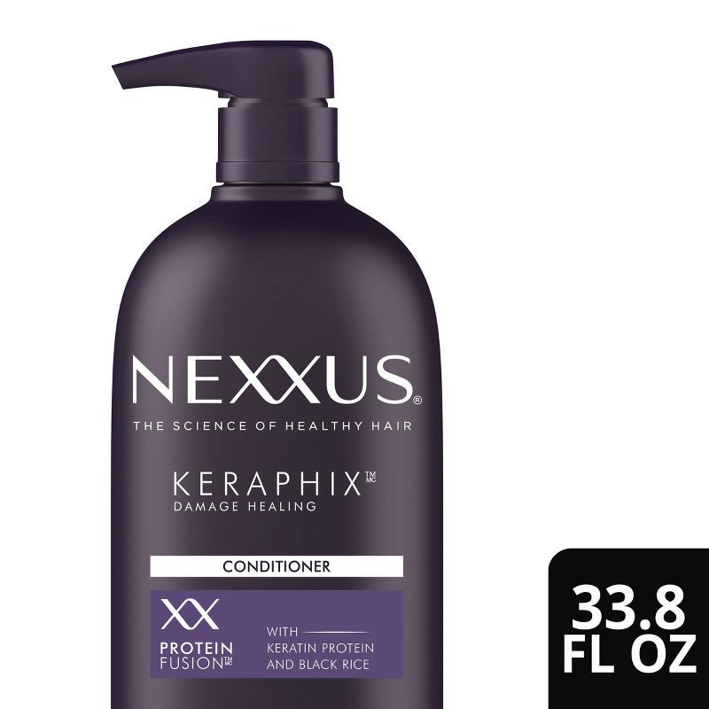 slide 1 of 9, Nexxus Keraphix Conditioner For Damaged Hair with Keratin Protein - 33.8 fl oz, 33.8 fl oz