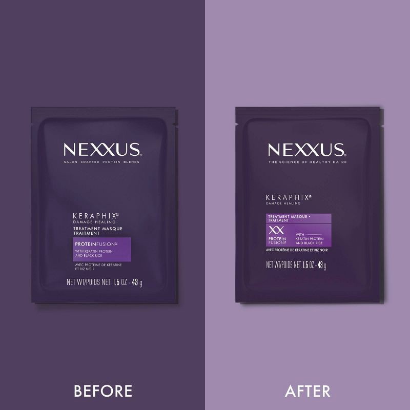 slide 6 of 10, Nexxus Keraphix Damage Healing Treatment Masque with Keratin Protein and Black Rice - 1.5 fl oz, 1.5 fl oz
