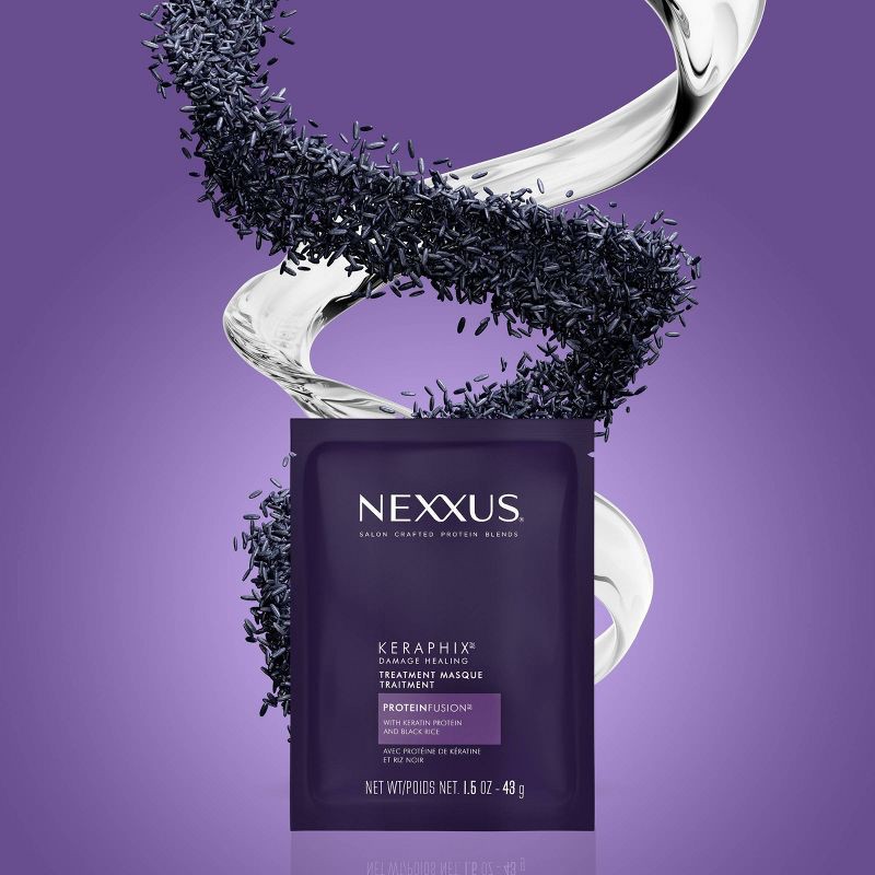 slide 8 of 10, Nexxus Keraphix Damage Healing Treatment Masque with Keratin Protein and Black Rice - 1.5 fl oz, 1.5 fl oz