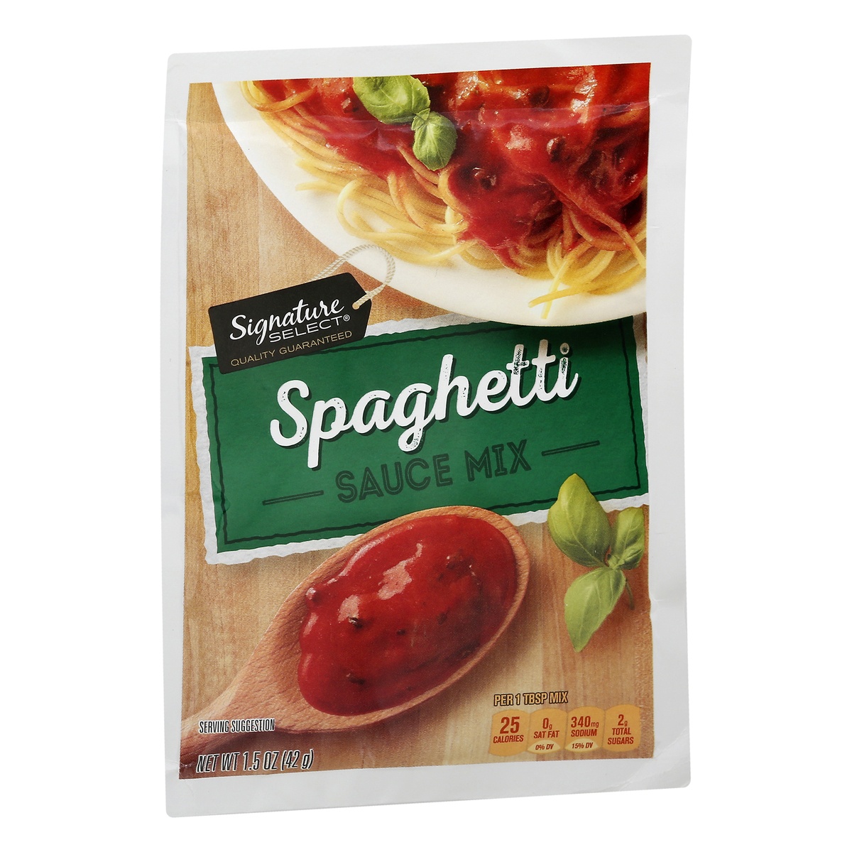 slide 2 of 9, Signature Select Spaghetti Sauce Mix 1.5 oz, 